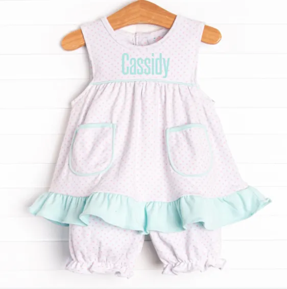 Cassidy Pima Bloomer Set, Mint