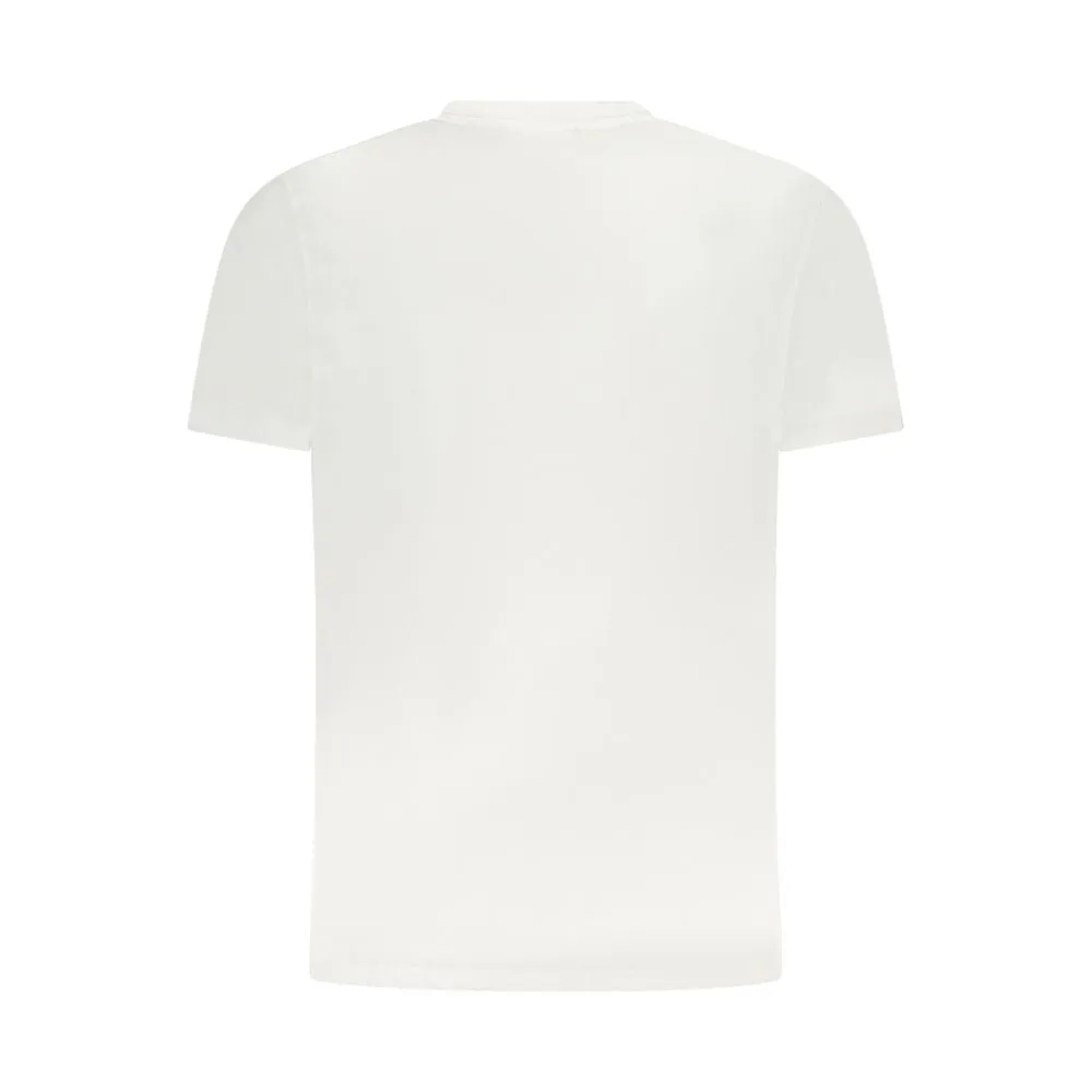 Cavalli Class White Cotton Men T-Shirt