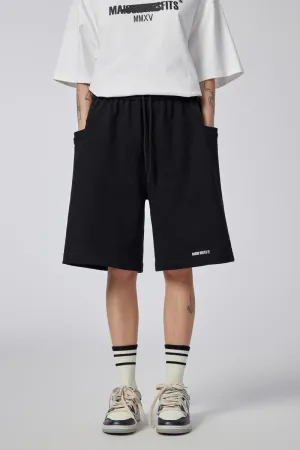 Celebrity Miniature – Oversized Heavyweight Cotton Shorts - Black