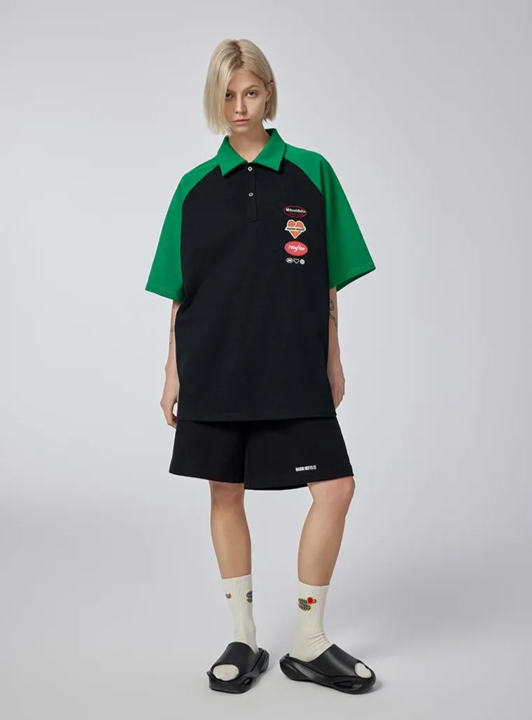 Celebrity Miniature – Oversized Heavyweight Cotton Shorts - Black