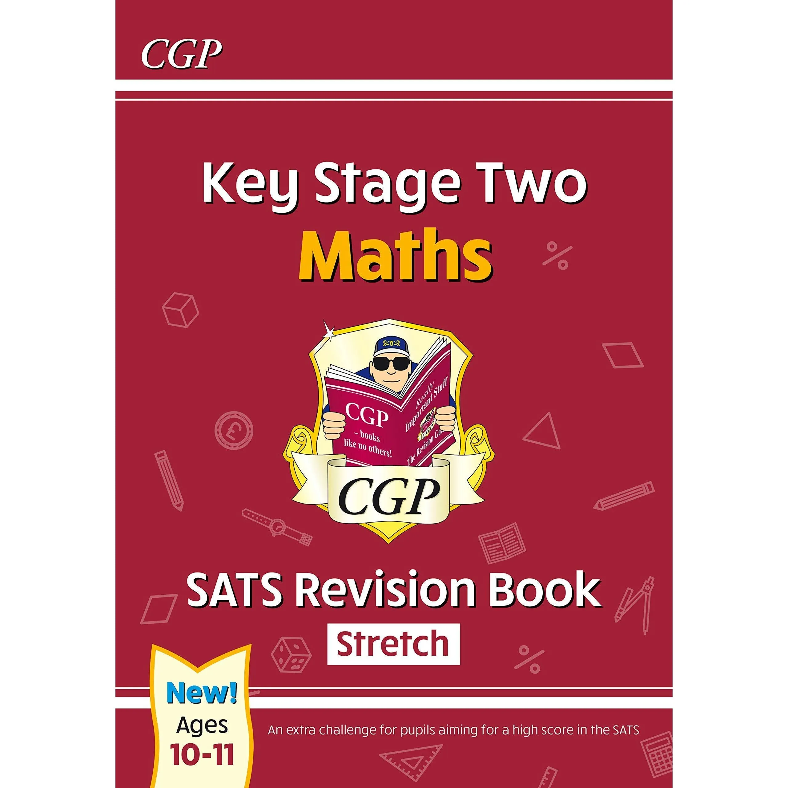 CGP New KS2 Maths SATS Revision Book Ages 10-11, Stretch, (for the 2020 tests) 4 Books Collection Set