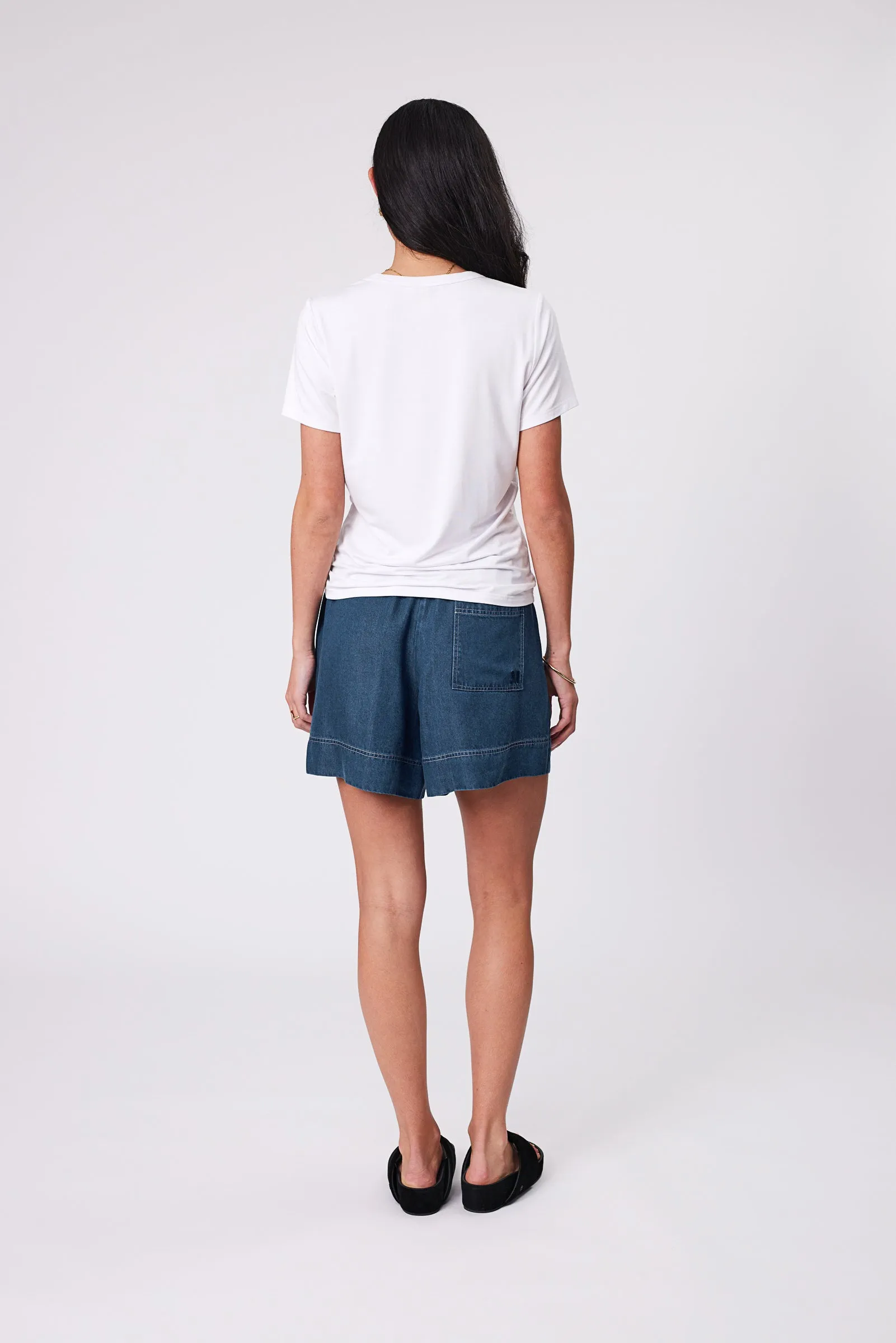 Chambray Short - Dark Denim