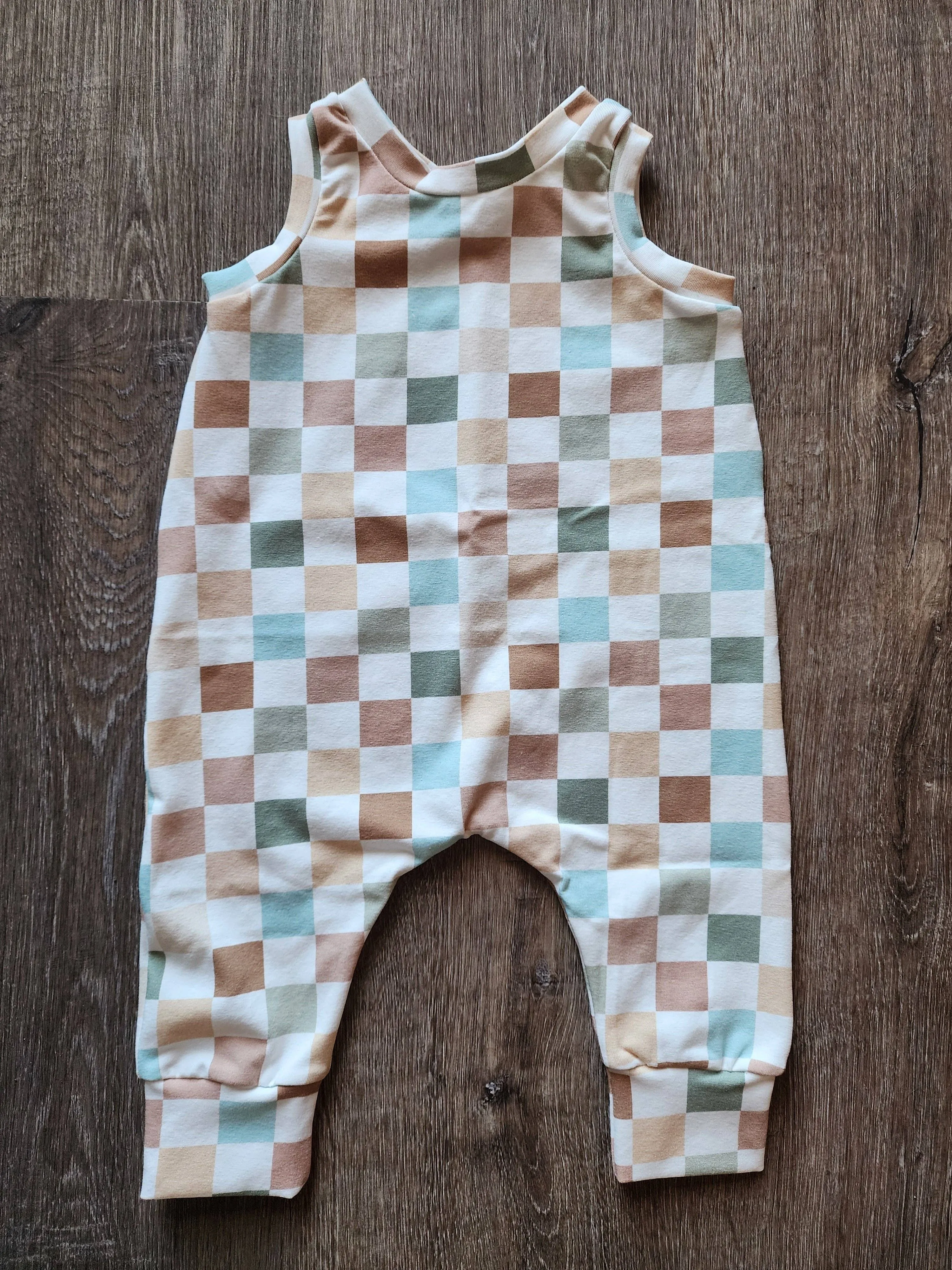 Checkered Romper