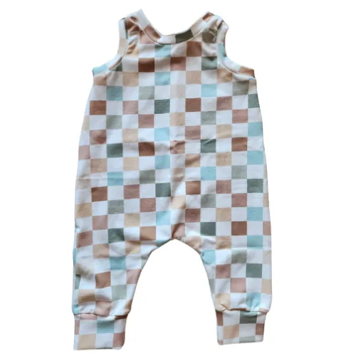 Checkered Romper