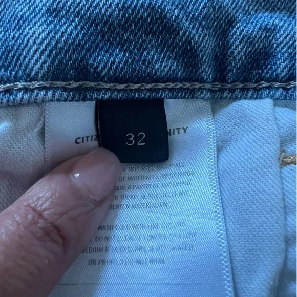 Citizens 'Jolene' High Rise Vintage Slim Jeans |Size 32|