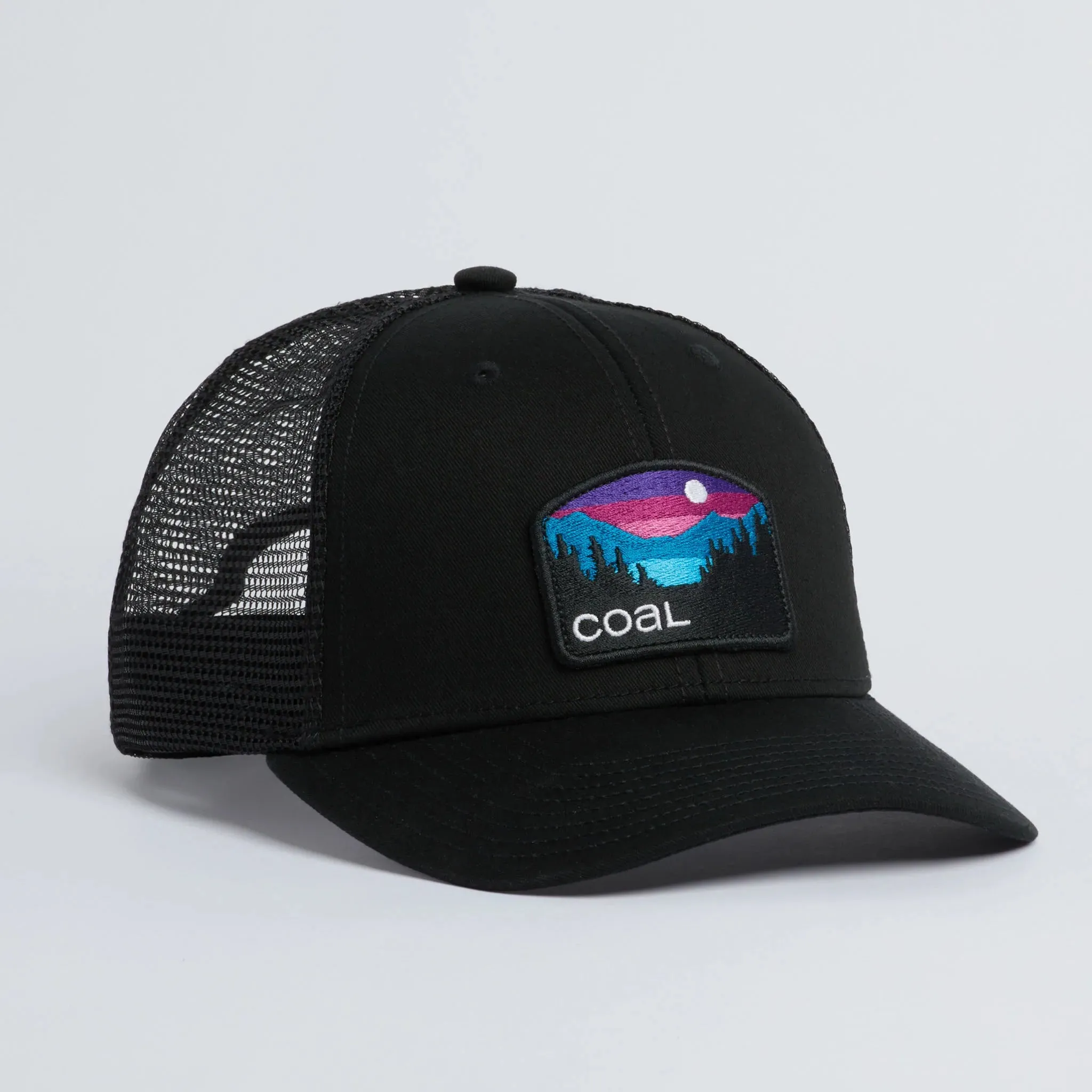 Coal The Hauler Low Profile Trucker Cap - Black