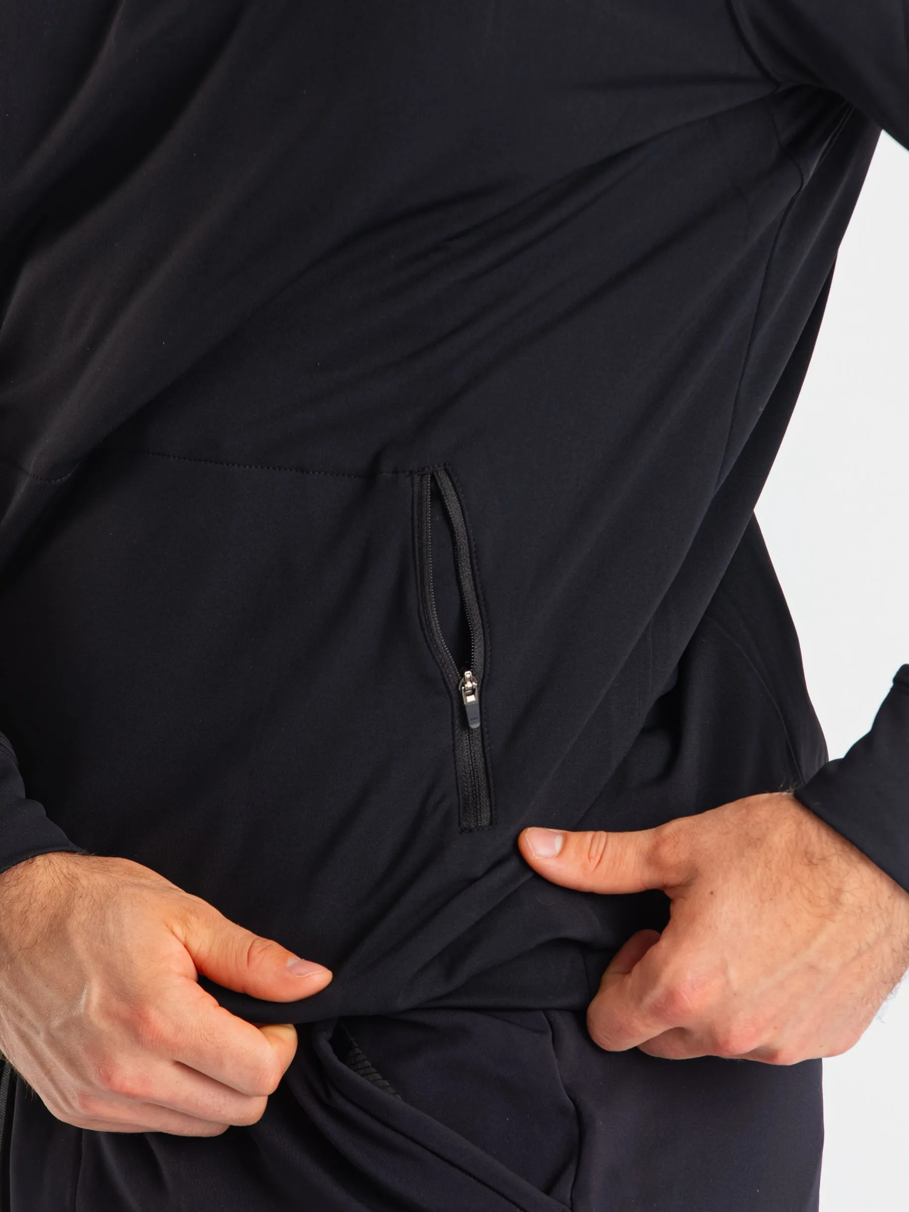 Cobra Quarter Zip Non Bar Grip Jacket - Stealth