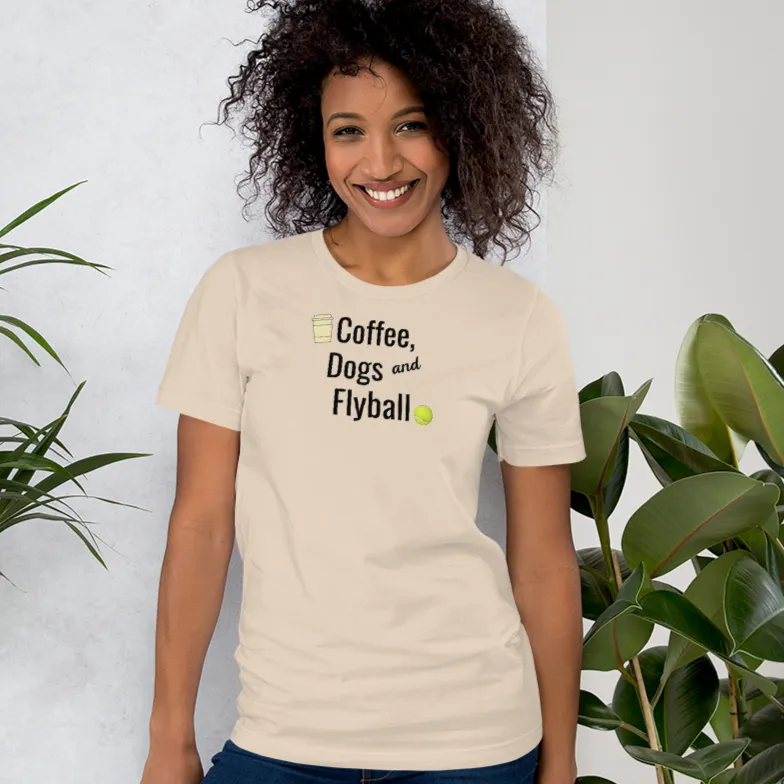 Coffee, Dogs & Flyball T-Shirts - Light