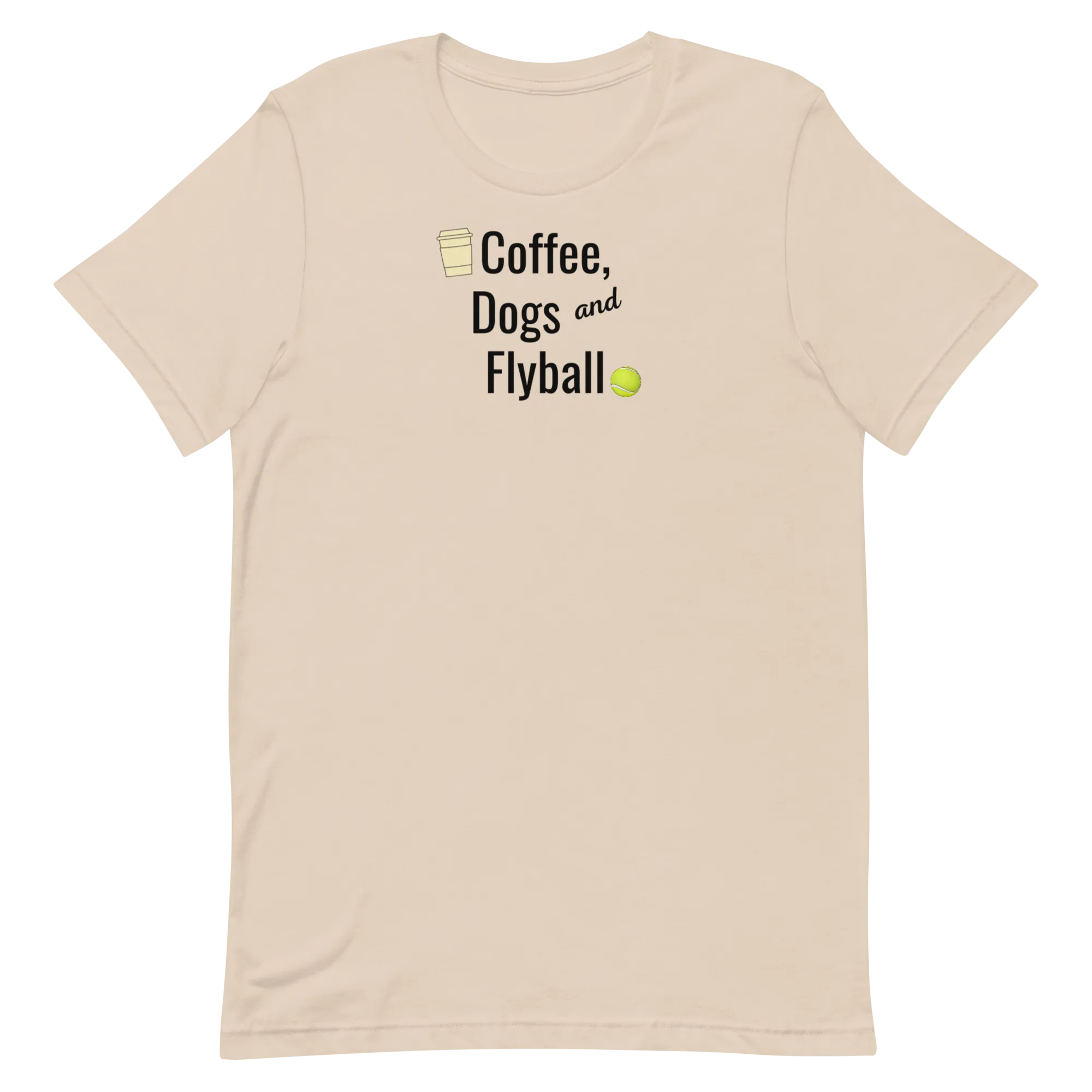 Coffee, Dogs & Flyball T-Shirts - Light