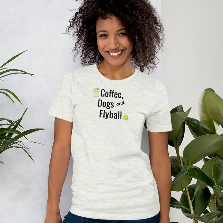 Coffee, Dogs & Flyball T-Shirts - Light