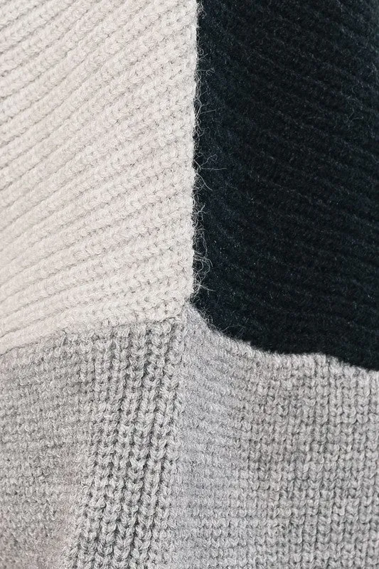 Color Block Oversized Sweater (Various colors), Le Lis