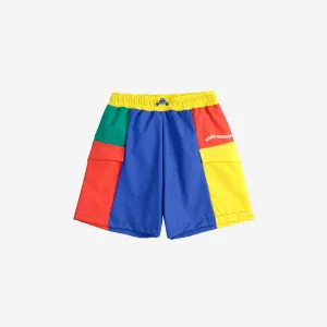 Color Block Swim Board Shorts