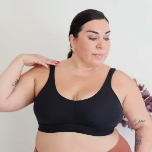 Comfort Cotton Bra - Black