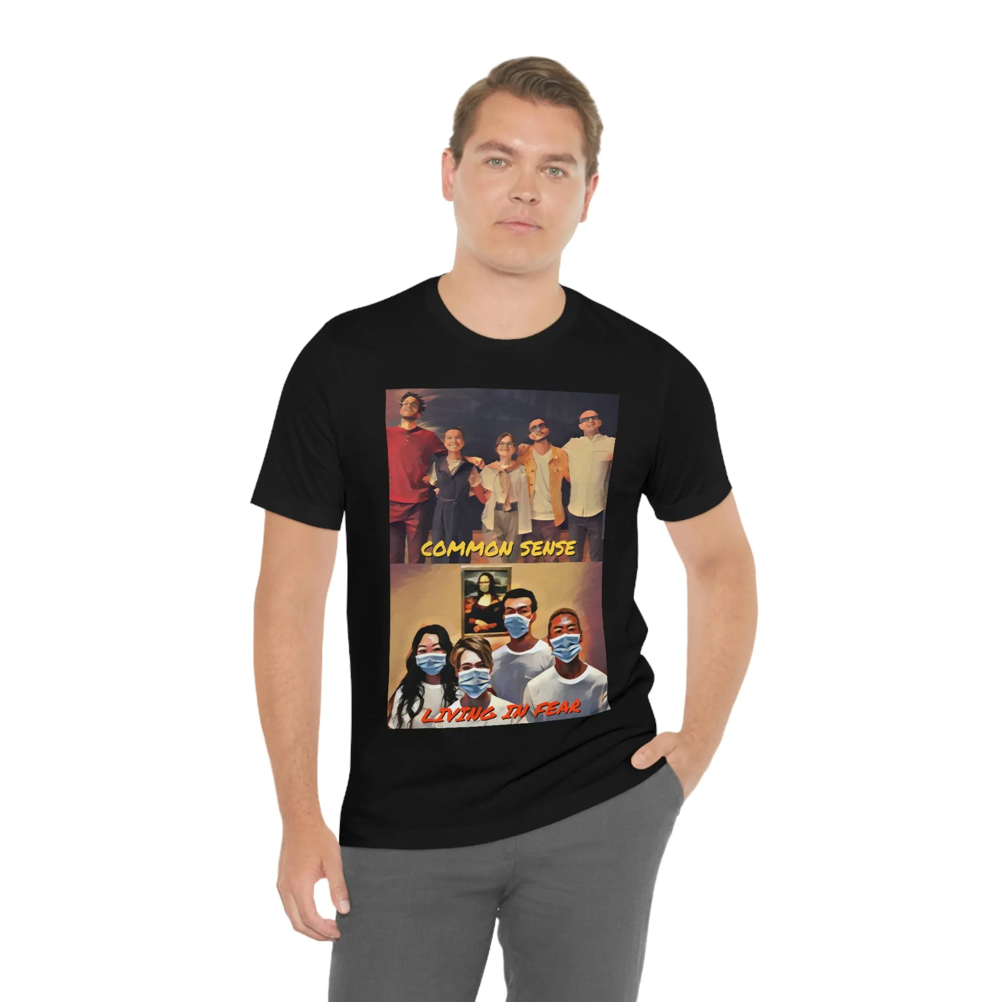 Common Sense/Living In Fear Short Sleeve Tee