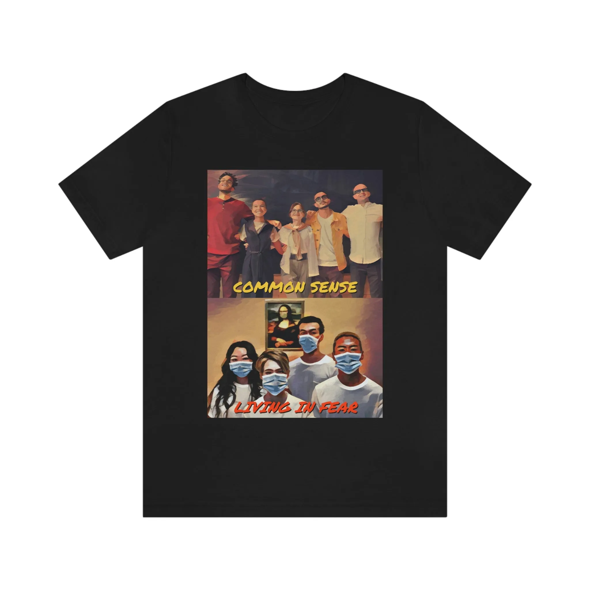 Common Sense/Living In Fear Short Sleeve Tee