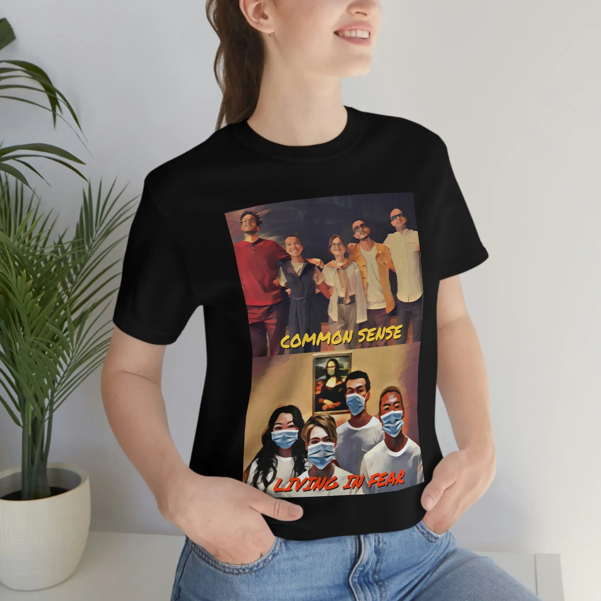Common Sense/Living In Fear Short Sleeve Tee