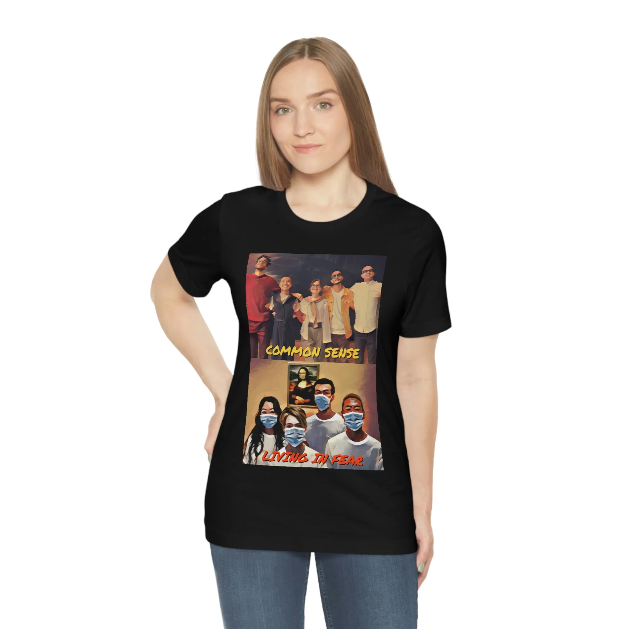 Common Sense/Living In Fear Short Sleeve Tee