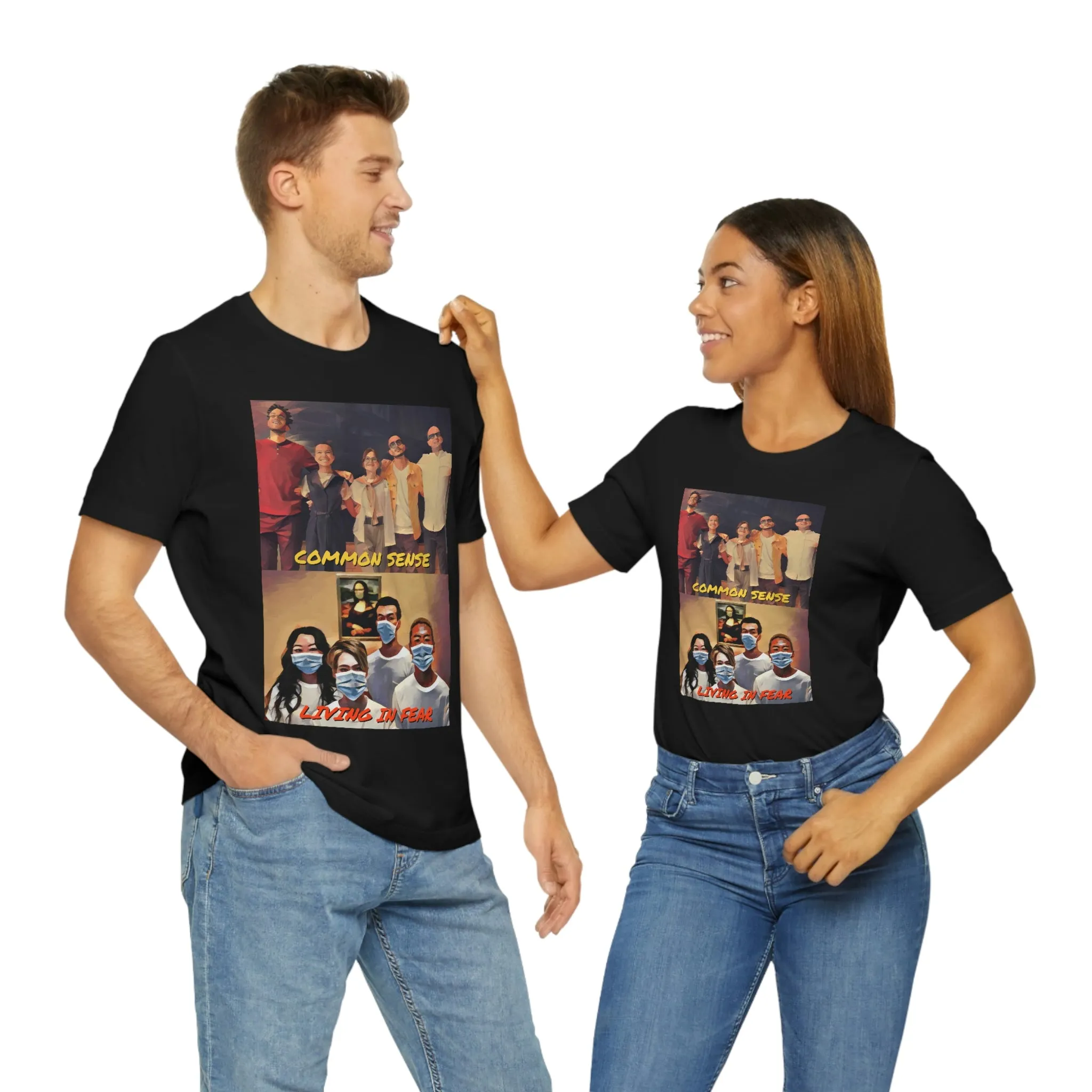 Common Sense/Living In Fear Short Sleeve Tee