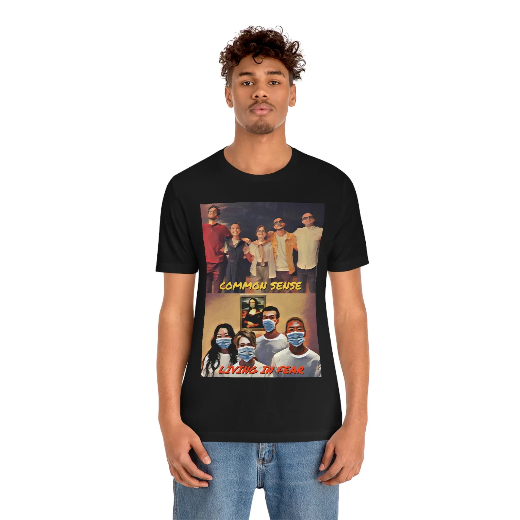 Common Sense/Living In Fear Short Sleeve Tee