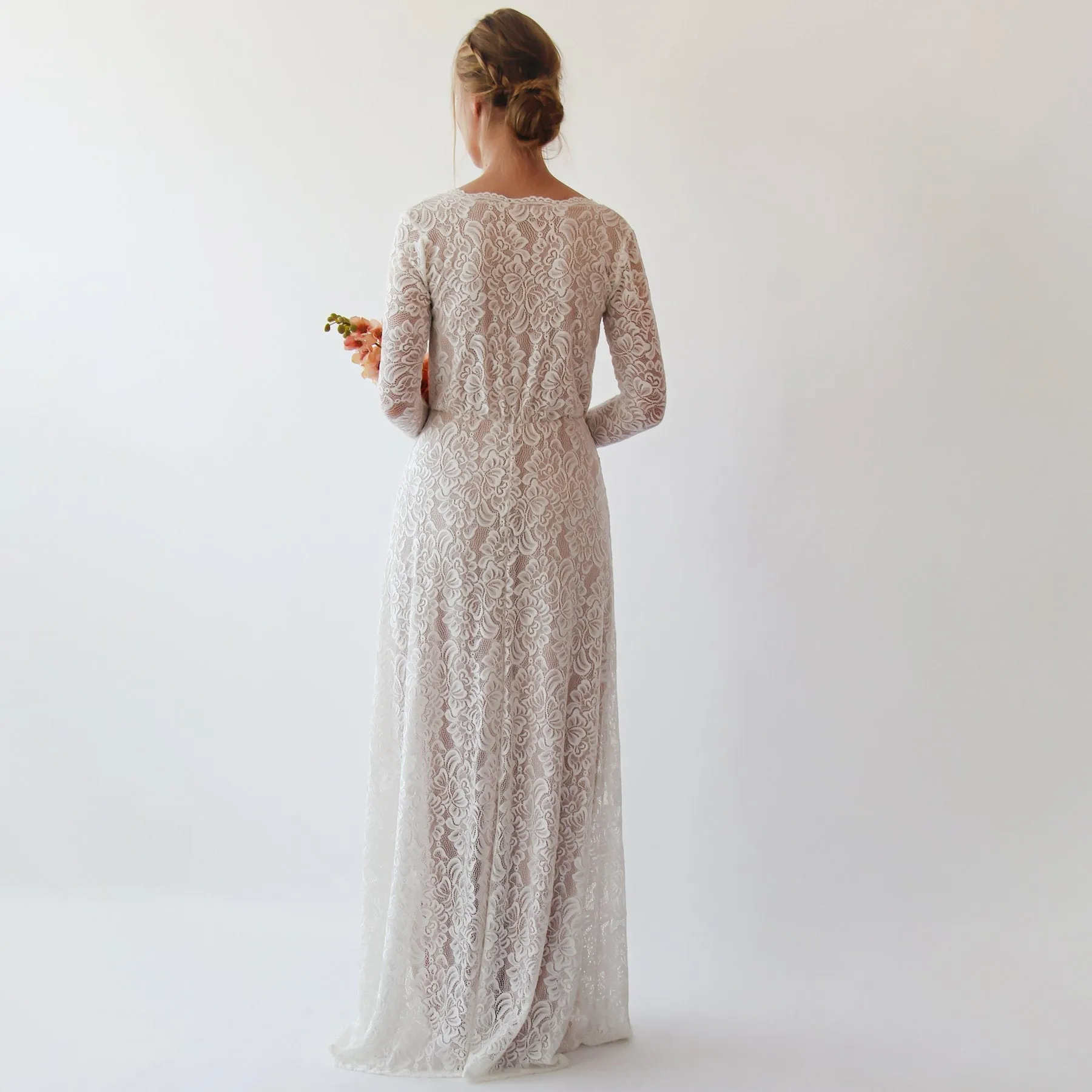 Curvy Long Sleeves dress #1258