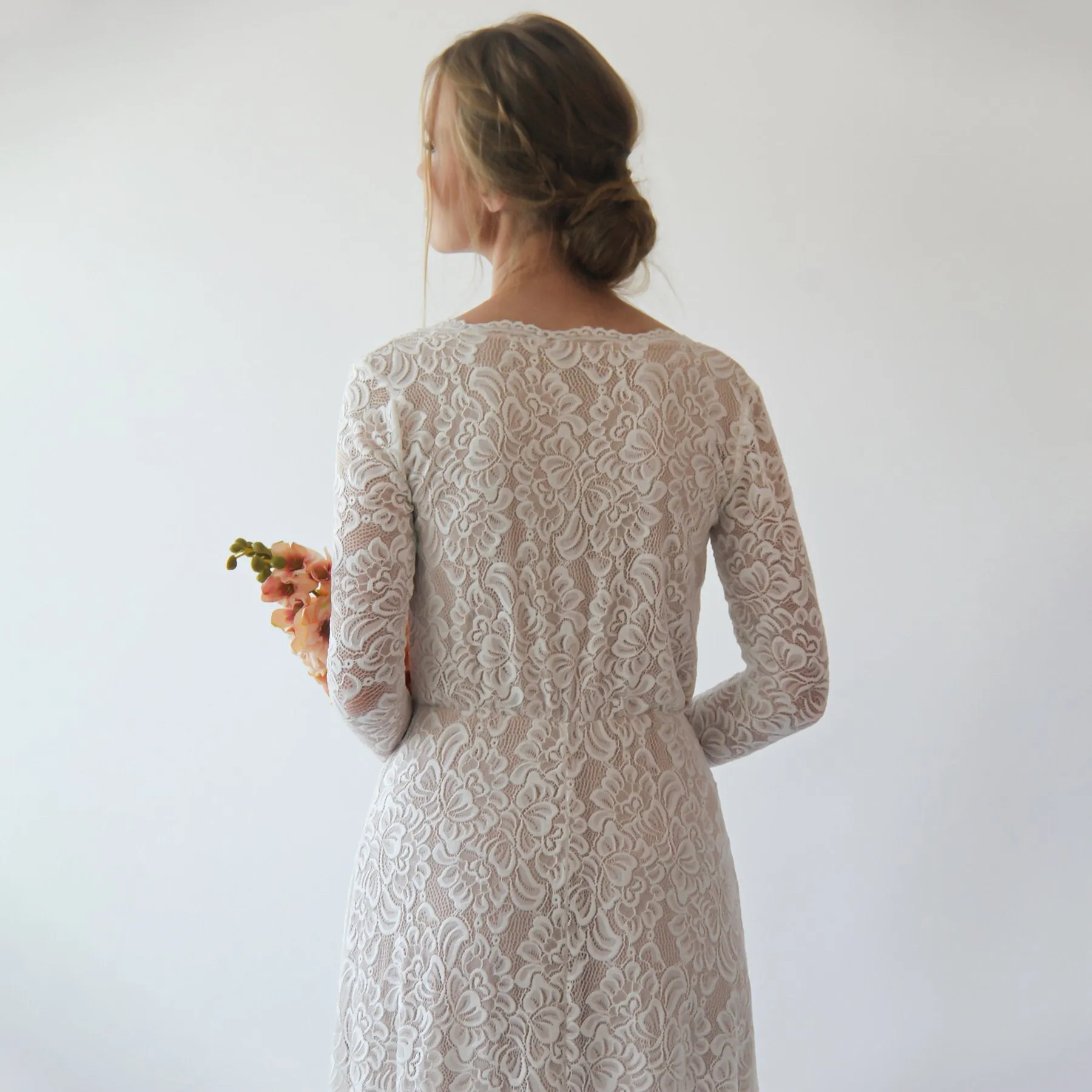 Curvy Long Sleeves dress #1258