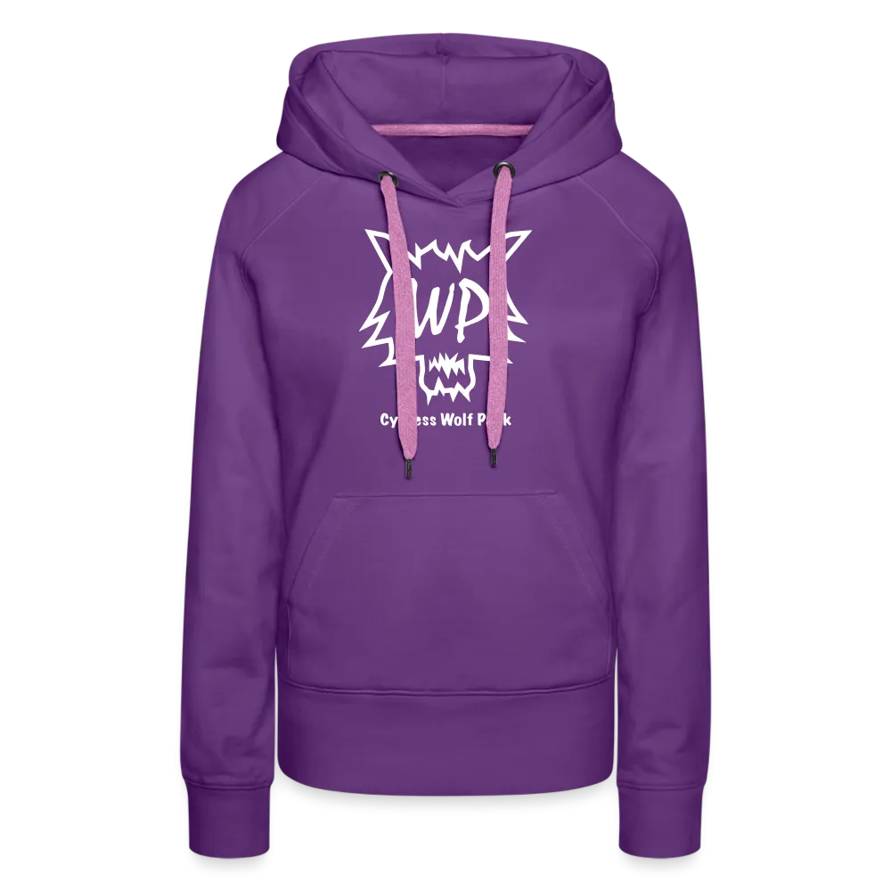 Cypress Wolf Pack White- Women’s Premium Hoodie