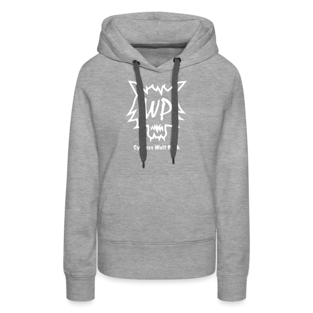 Cypress Wolf Pack White- Women’s Premium Hoodie