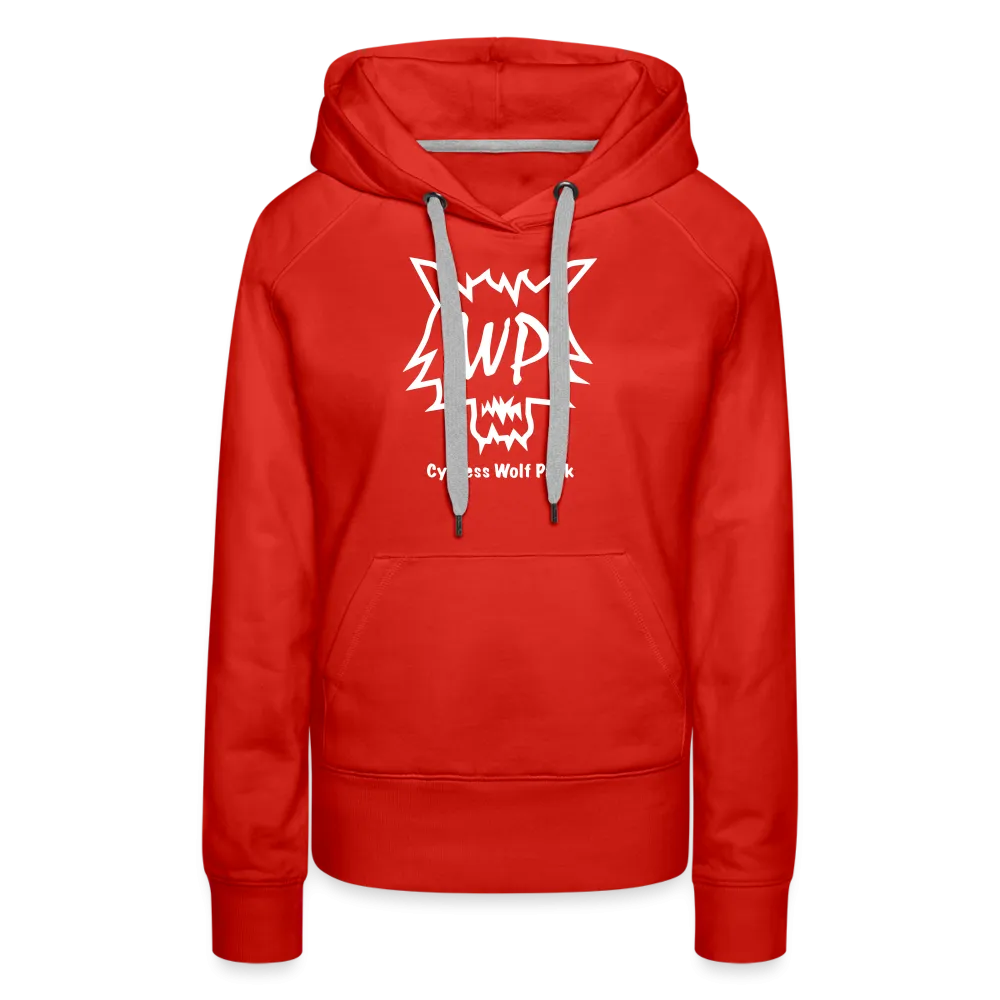 Cypress Wolf Pack White- Women’s Premium Hoodie