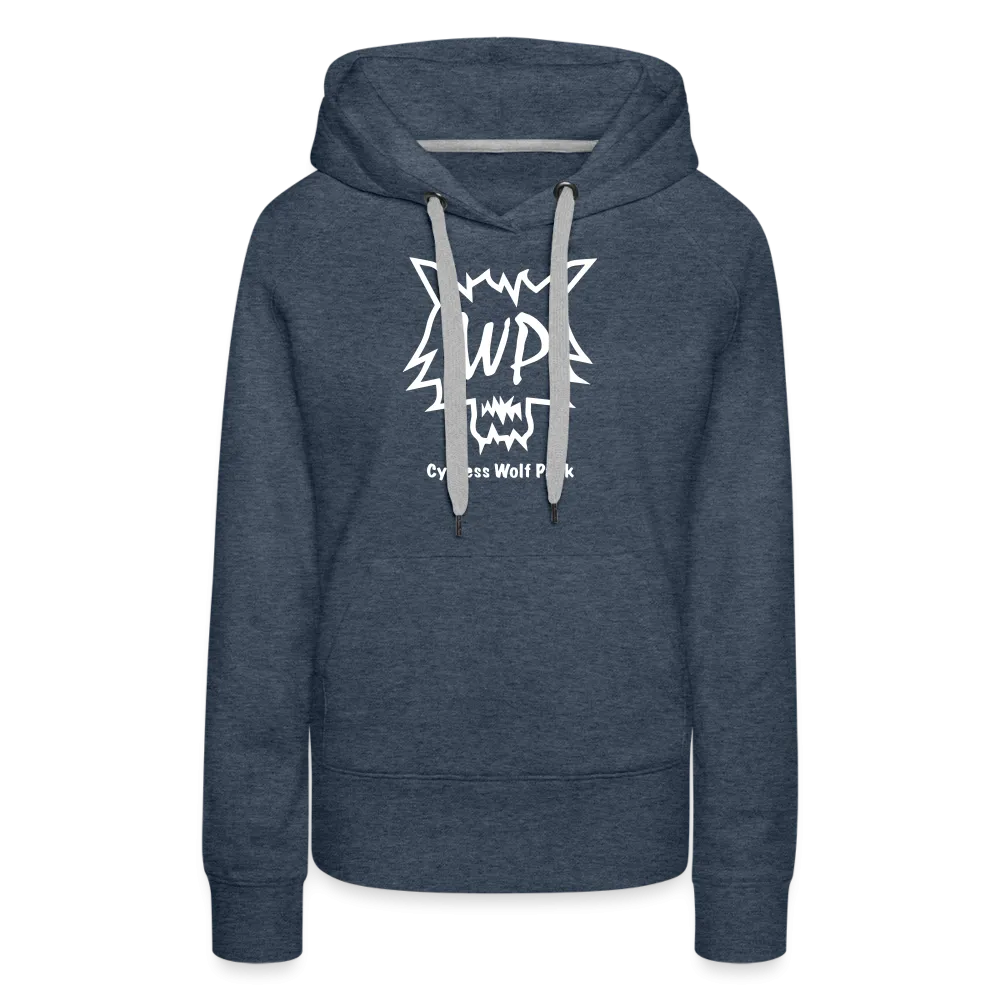 Cypress Wolf Pack White- Women’s Premium Hoodie