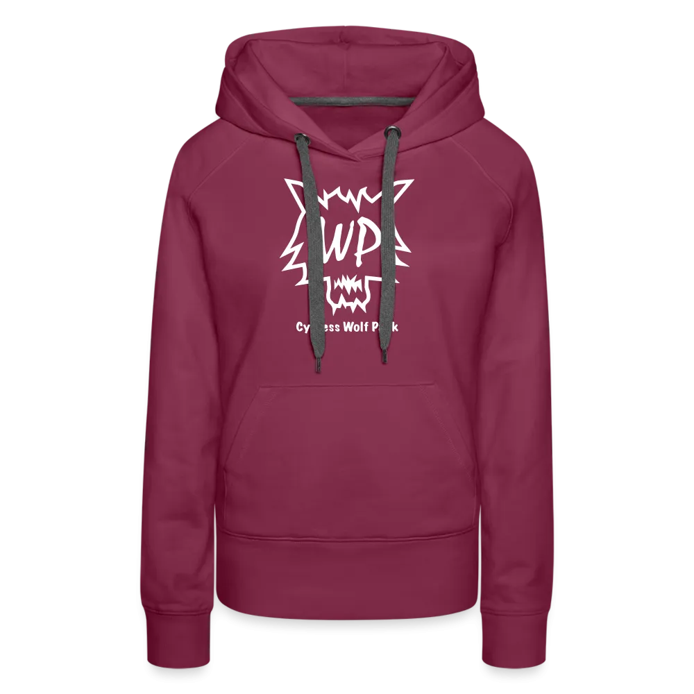 Cypress Wolf Pack White- Women’s Premium Hoodie