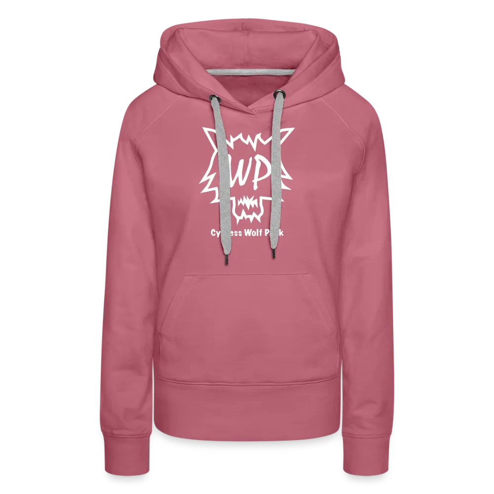 Cypress Wolf Pack White- Women’s Premium Hoodie
