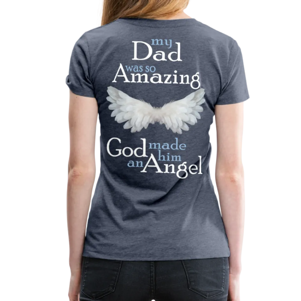 Dad Amazing Angel Women’s Premium T-Shirt