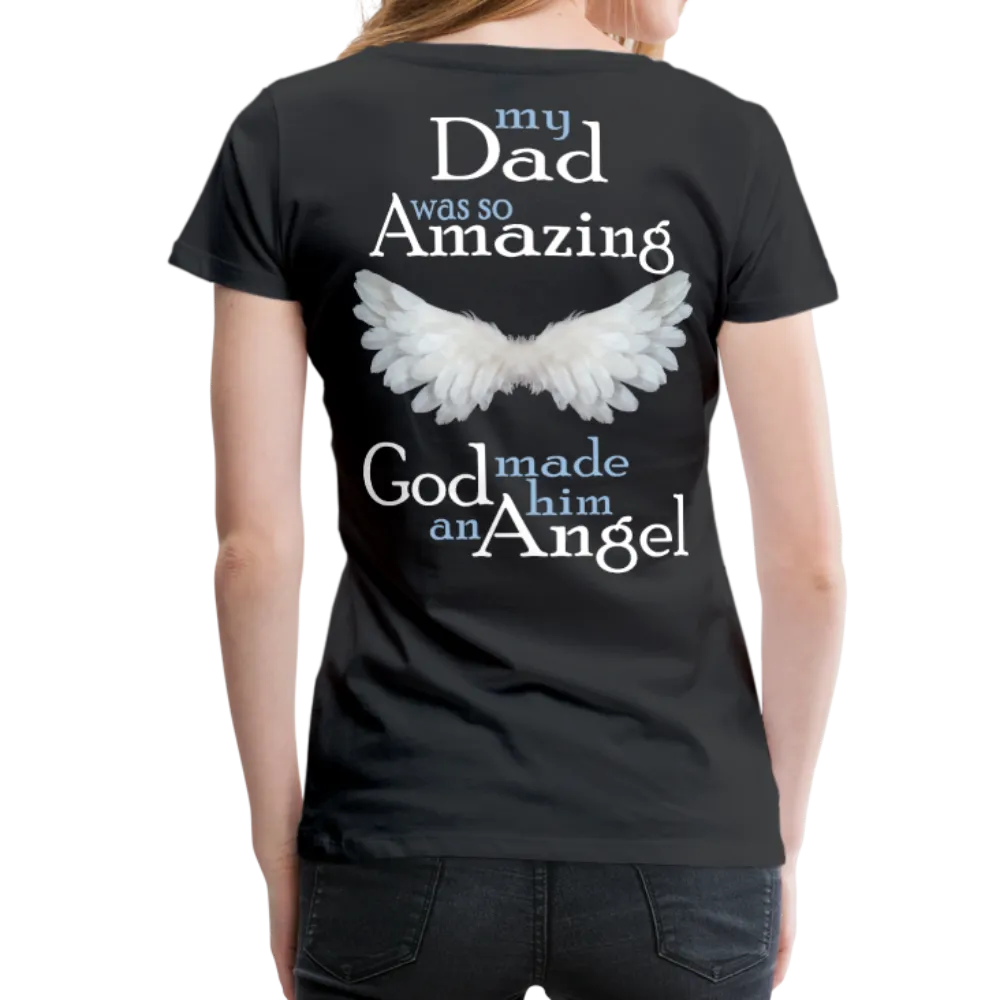 Dad Amazing Angel Women’s Premium T-Shirt