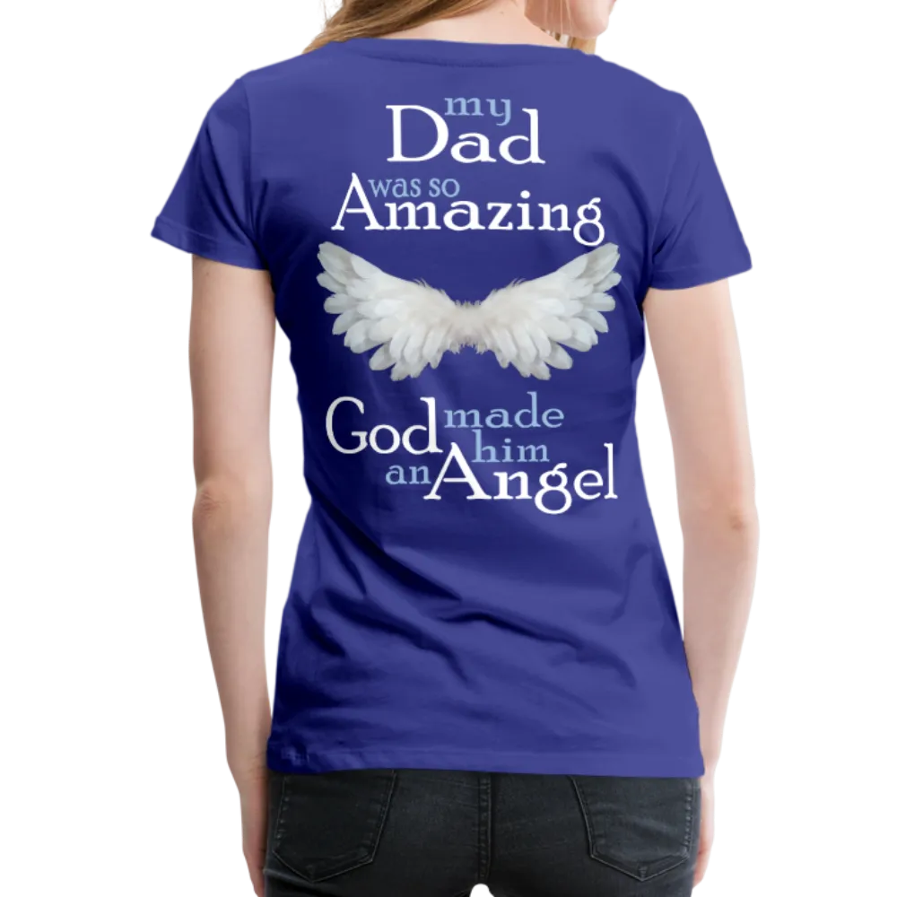 Dad Amazing Angel Women’s Premium T-Shirt