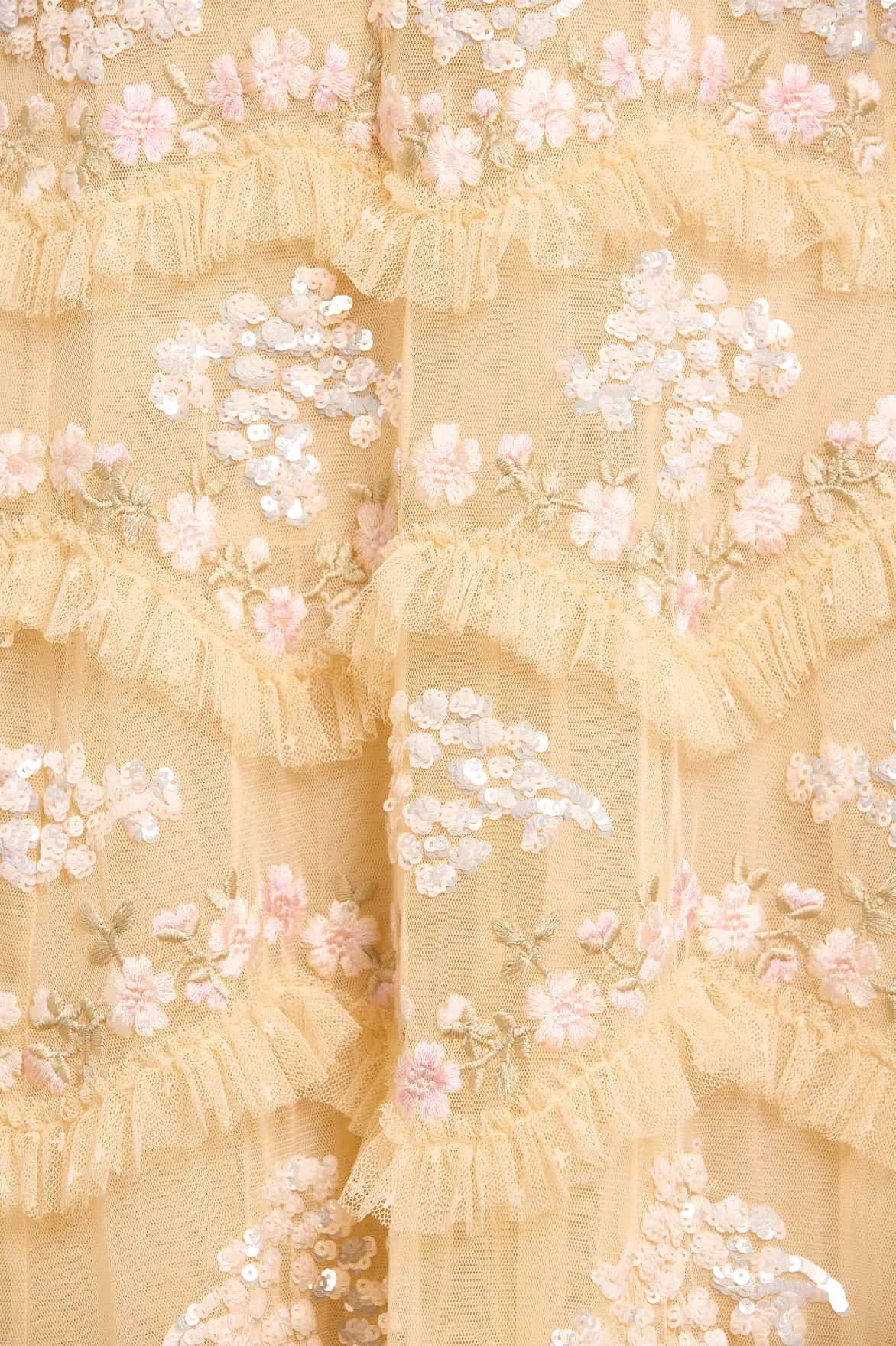 Daisy Wave Ankle Gown