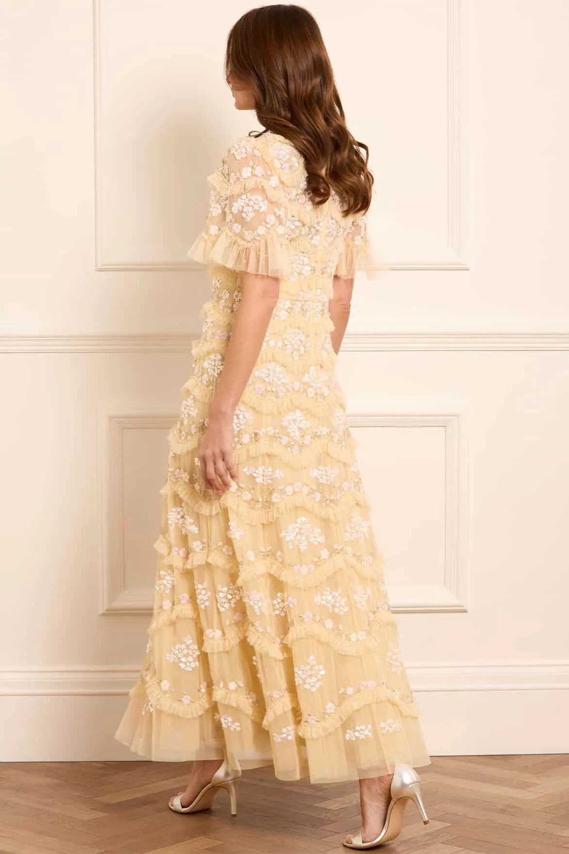 Daisy Wave Ankle Gown