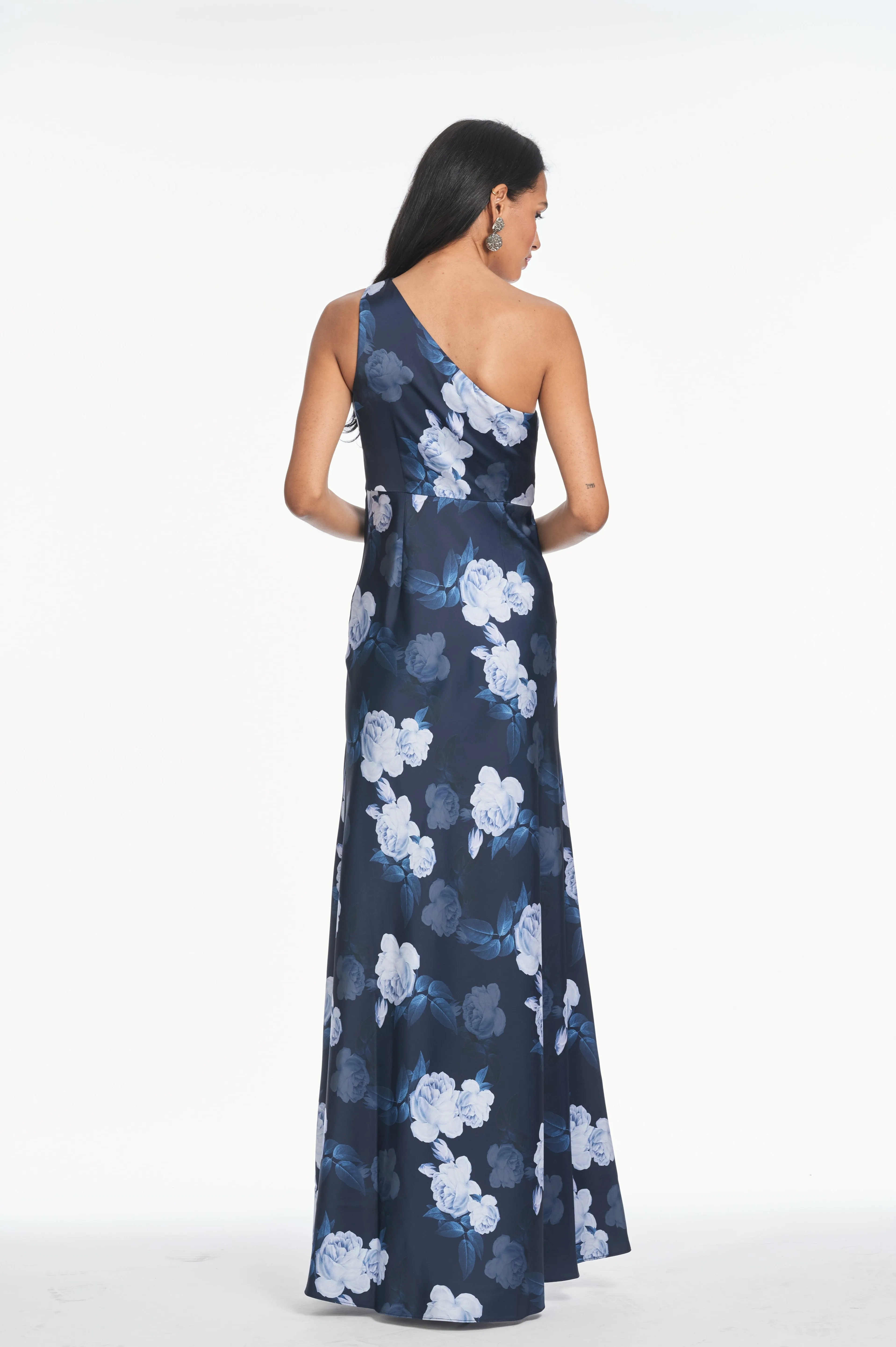 DELPHINE GOWN - MIDNIGHT GLACIAL ROSE