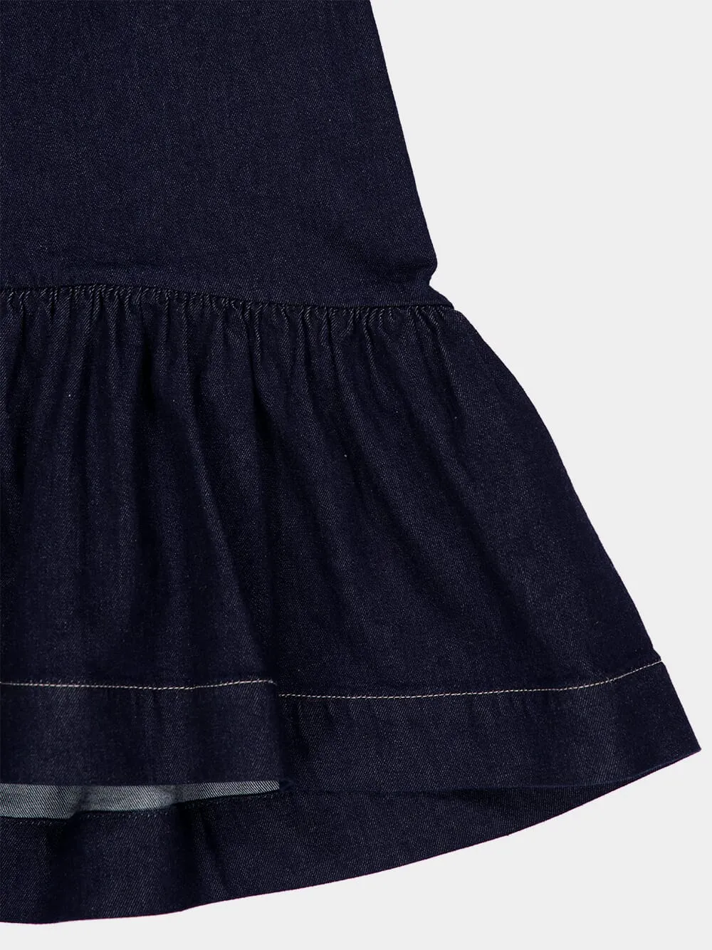 Denim Blue Sleeveless Maxi Dress