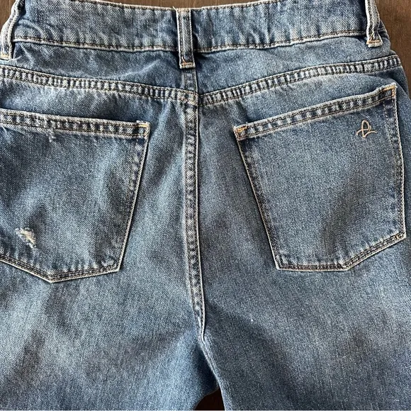 DL1961 Jerry High Rise Vintage Straight Jeans 2 Tone 25