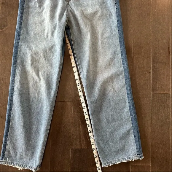 DL1961 Jerry High Rise Vintage Straight Jeans 2 Tone 25