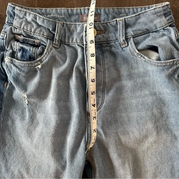 DL1961 Jerry High Rise Vintage Straight Jeans 2 Tone 25