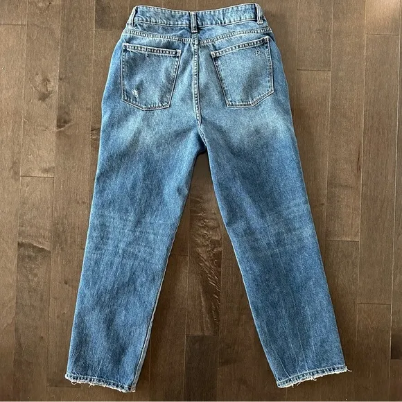 DL1961 Jerry High Rise Vintage Straight Jeans 2 Tone 25