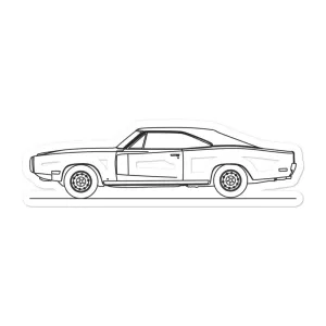 Dodge Charger R/T 1st Gen Outline Sticker