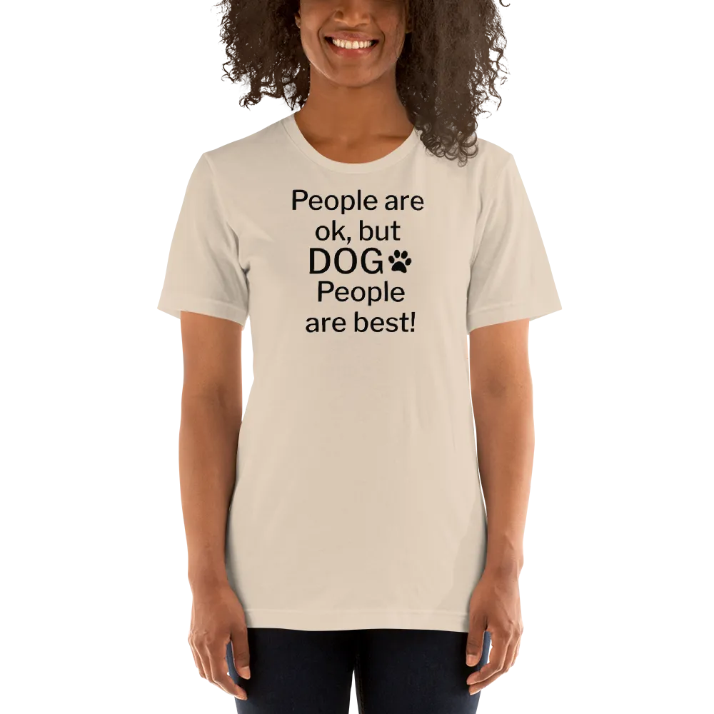 Dog People are Best! T-Shirts - Light