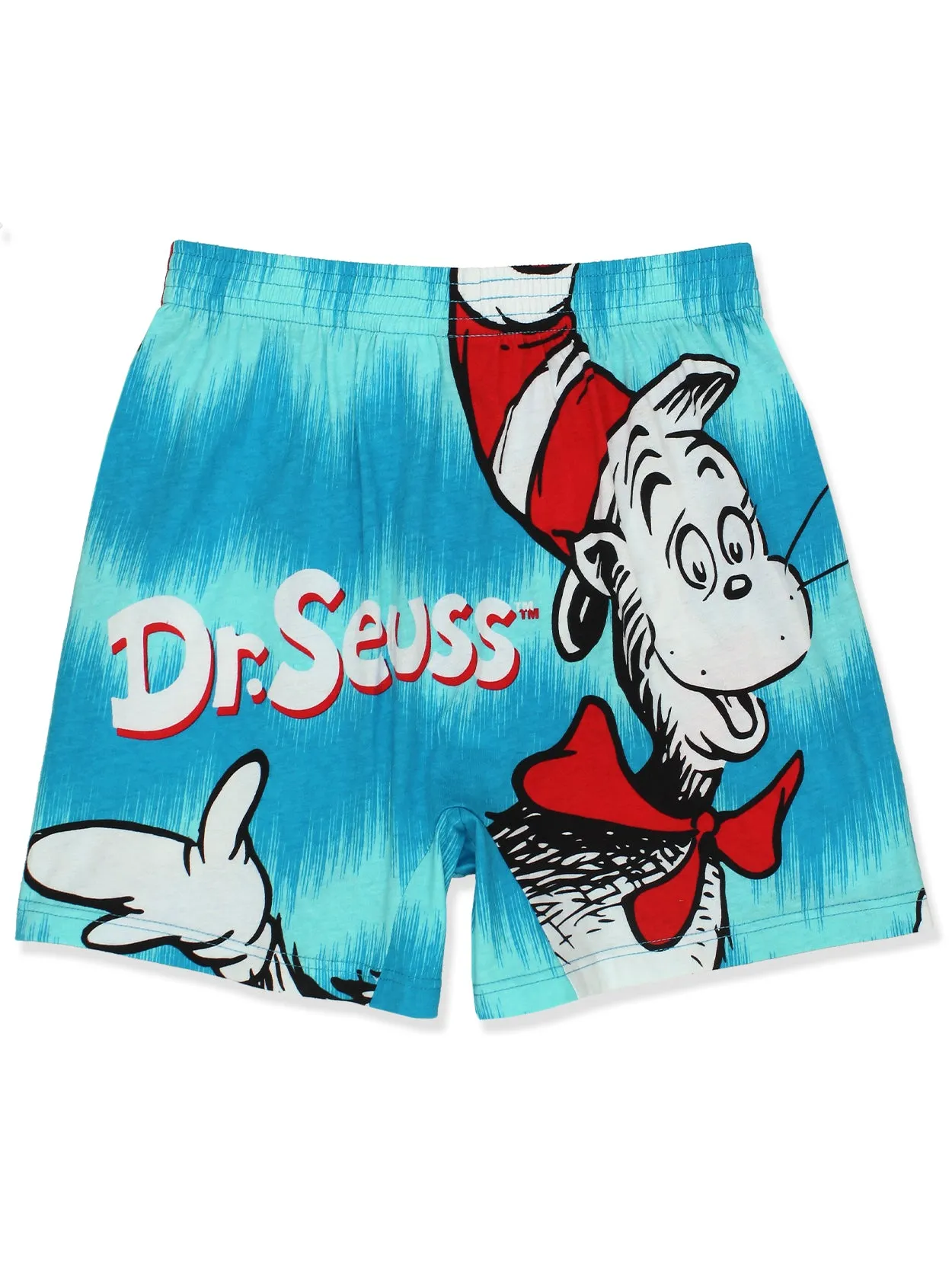 Dr. Seuss The Cat in the Hat Button Fly Boxer Shorts