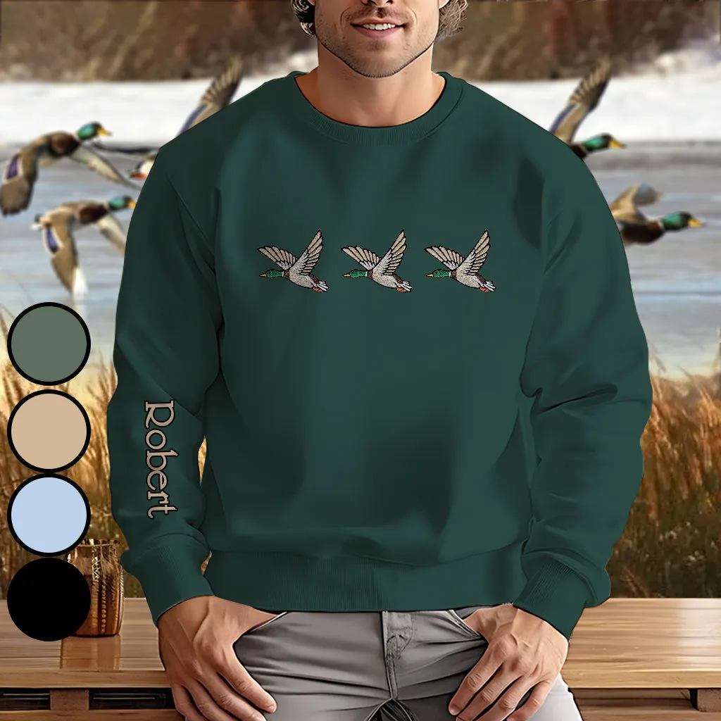 Duck Hunting - Personalized Hunting All Over Sweater
