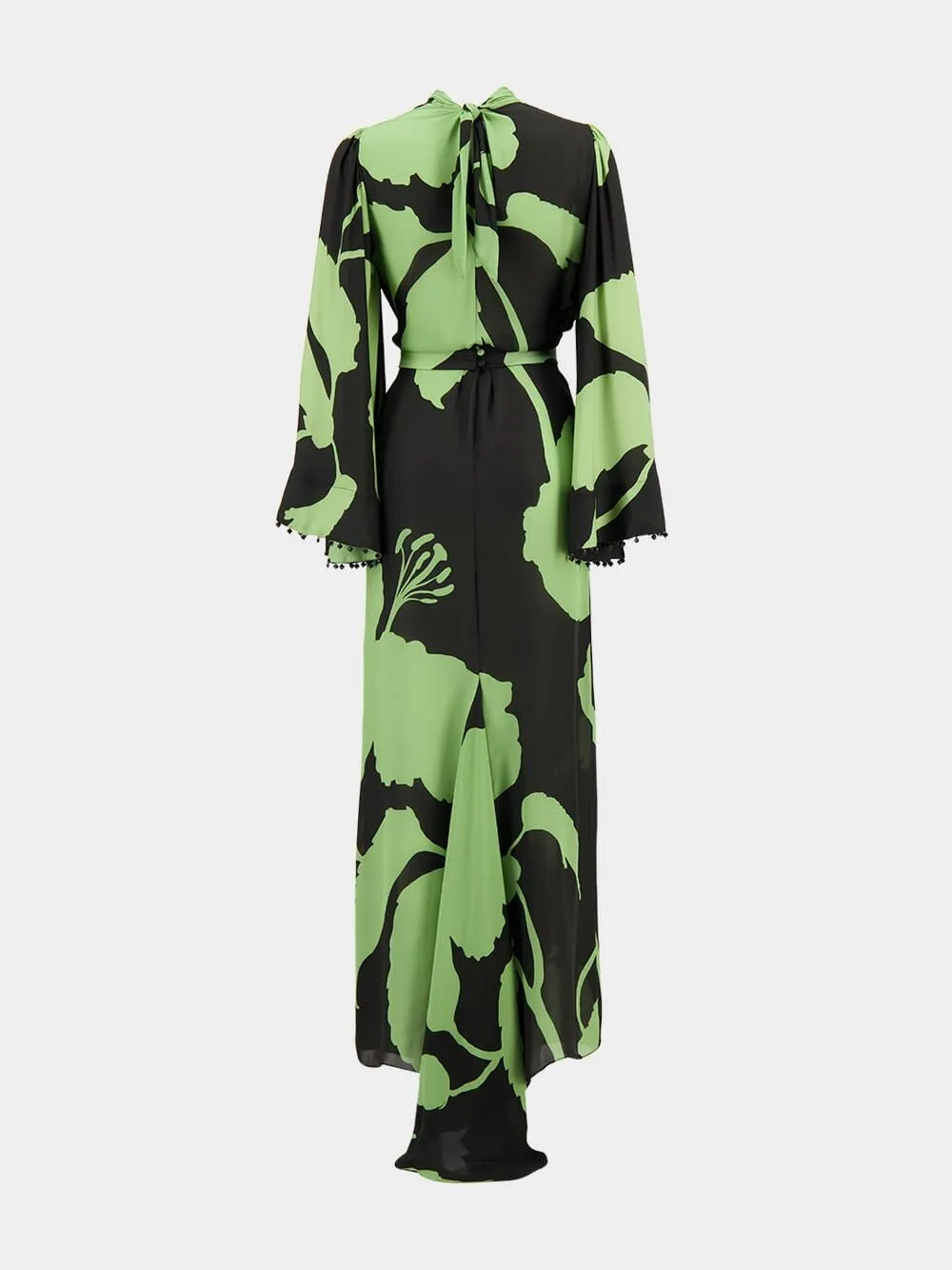 Earthy Elegance Silk Dress