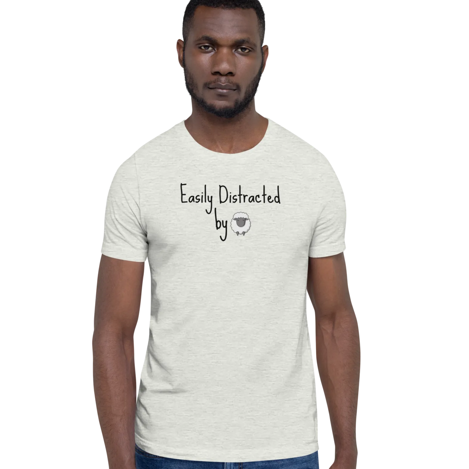 Easily Distracted by Sheep Herding T-Shirts - Light