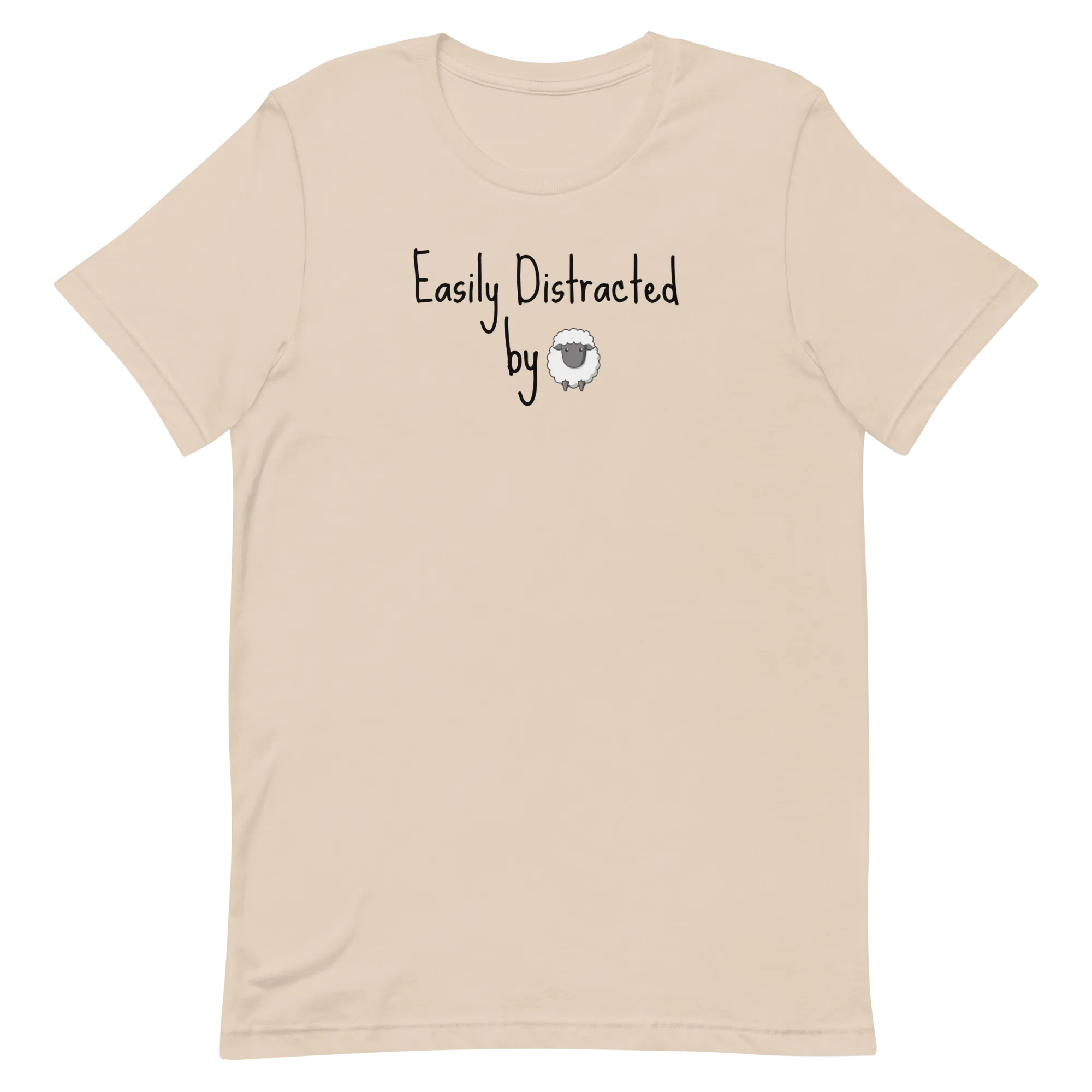 Easily Distracted by Sheep Herding T-Shirts - Light