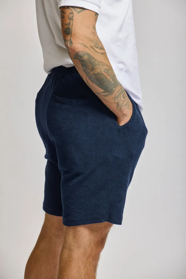 Easy Mondays Towel Terry Shorts Navy